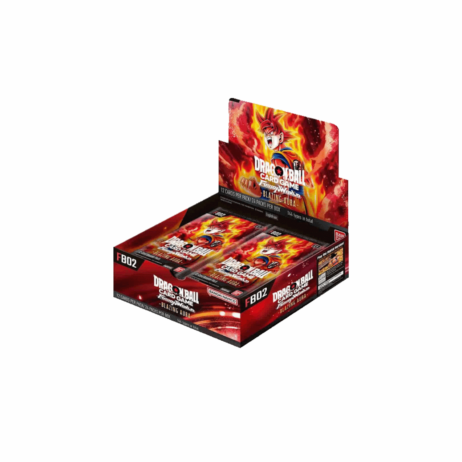 Dragon Ball Fusion World - FB02 Blazing Aura - Eng | Box Dragon Ball Fusion World - FB02 Blazing Aura - Eng | Box