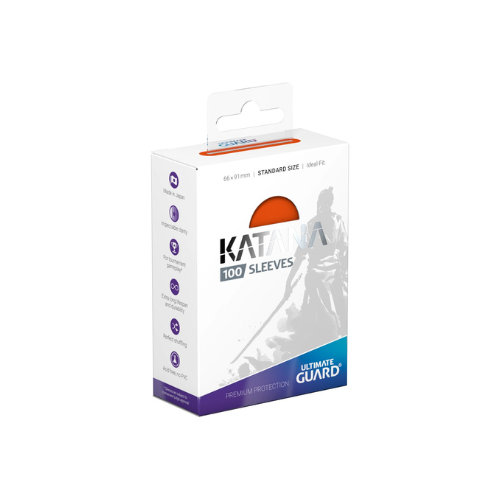 Ultimate Guard Katana Sleeves Standard Size ORANGE (100)