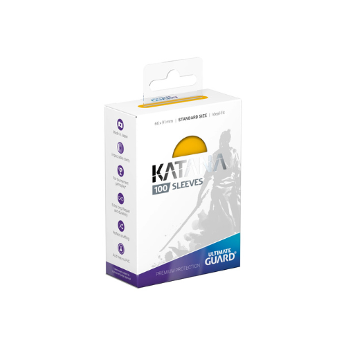 Ultimate Guard Katana Sleeves Standard Size YELLOW (100)