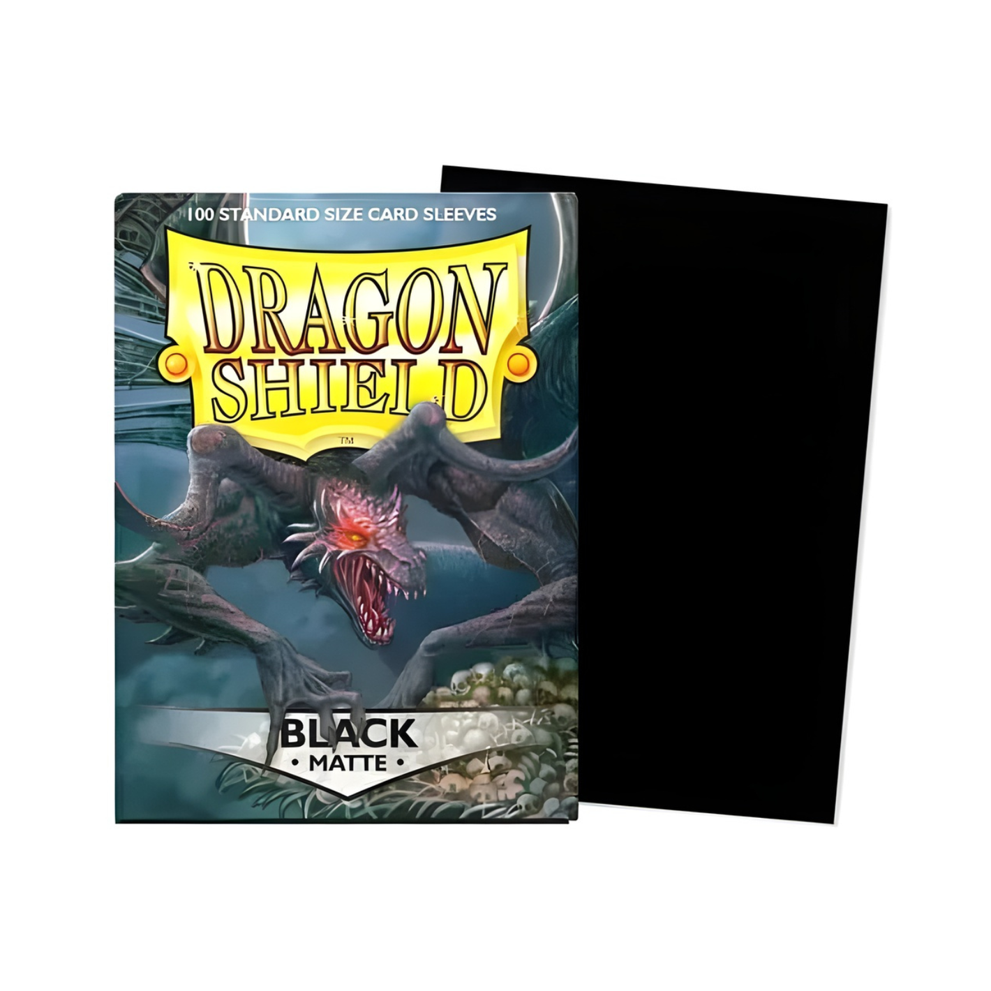 Dragon Shield Standard Sleeves Black - Matte (100 Sleeves)