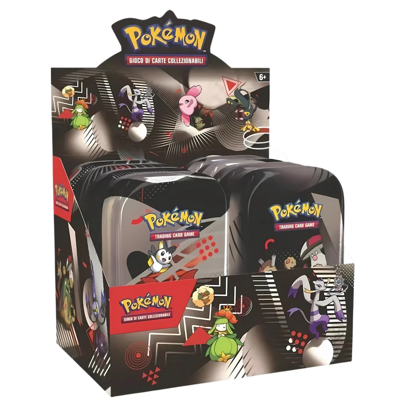 Pokémon - Case Set 8 Mini Tin Luce Nera & Fuoco Bianco (IT)