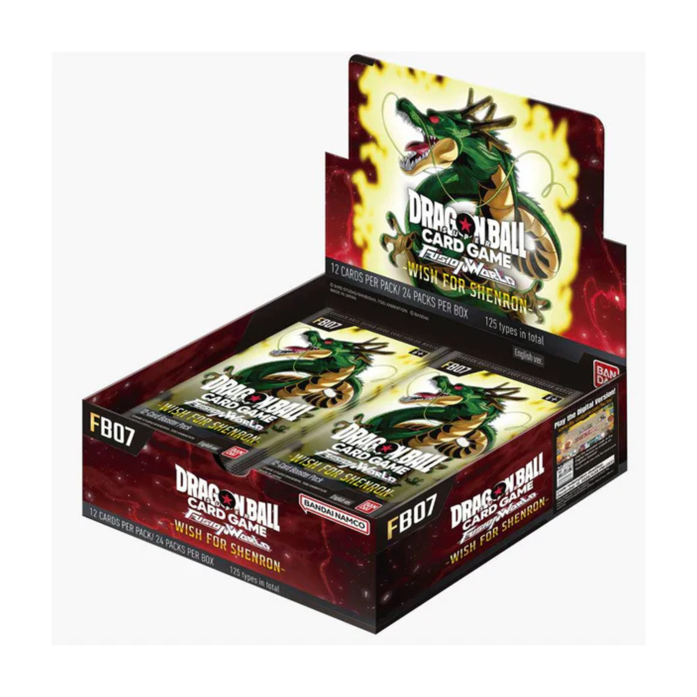 Dragon Ball Super Card Game Fusion World Wish For Shenron FB07 Booster Box (ENG)