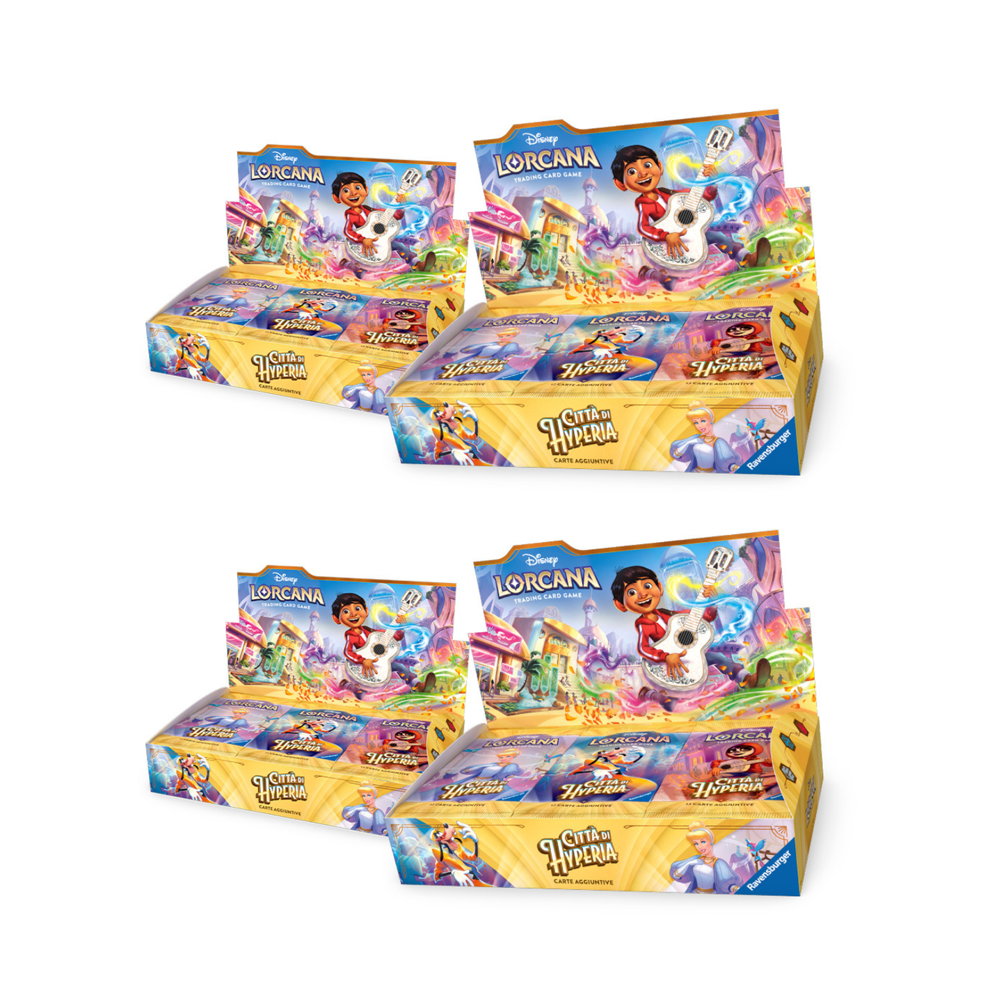 Disney Lorcana - Case 4x Città di Hyperia Booster Box (ITA)