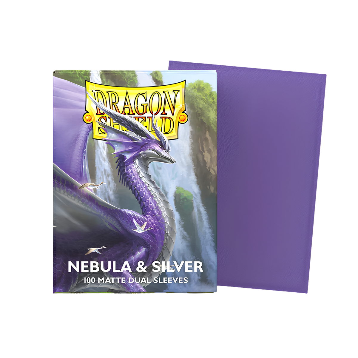 Dragon Shield Nebula & Silver - Matte Dual Sleeves (100)