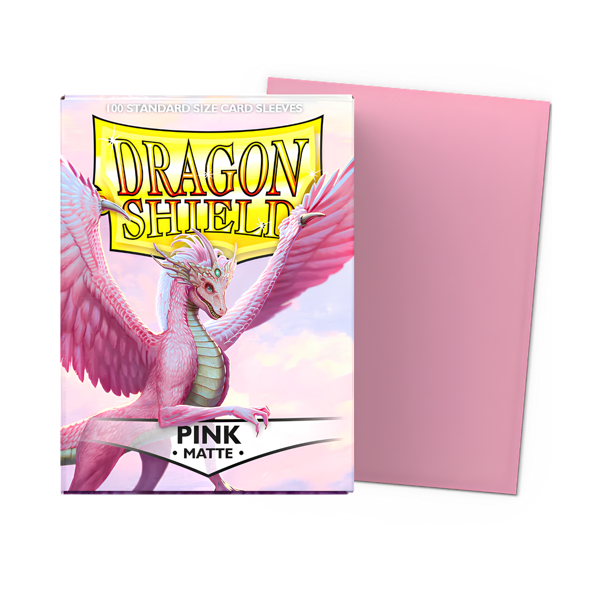 Dragon Shield Sleeves Standard Size Pink - Matte (100)