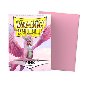 Dragon Shield Sleeves Standard Size Pink - Matte (100)