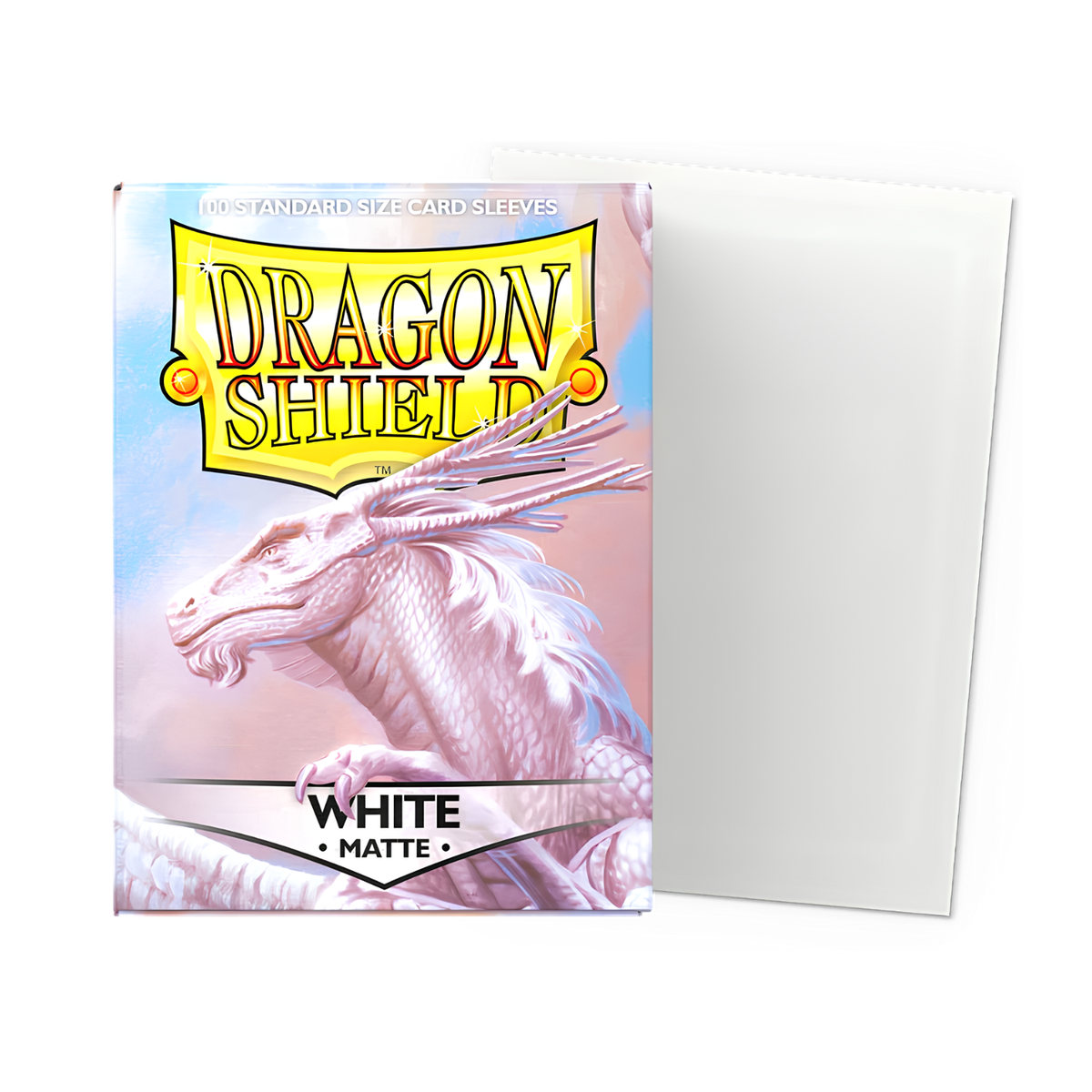 Dragon Shield Sleeves Standard Size White - Matte (100)
