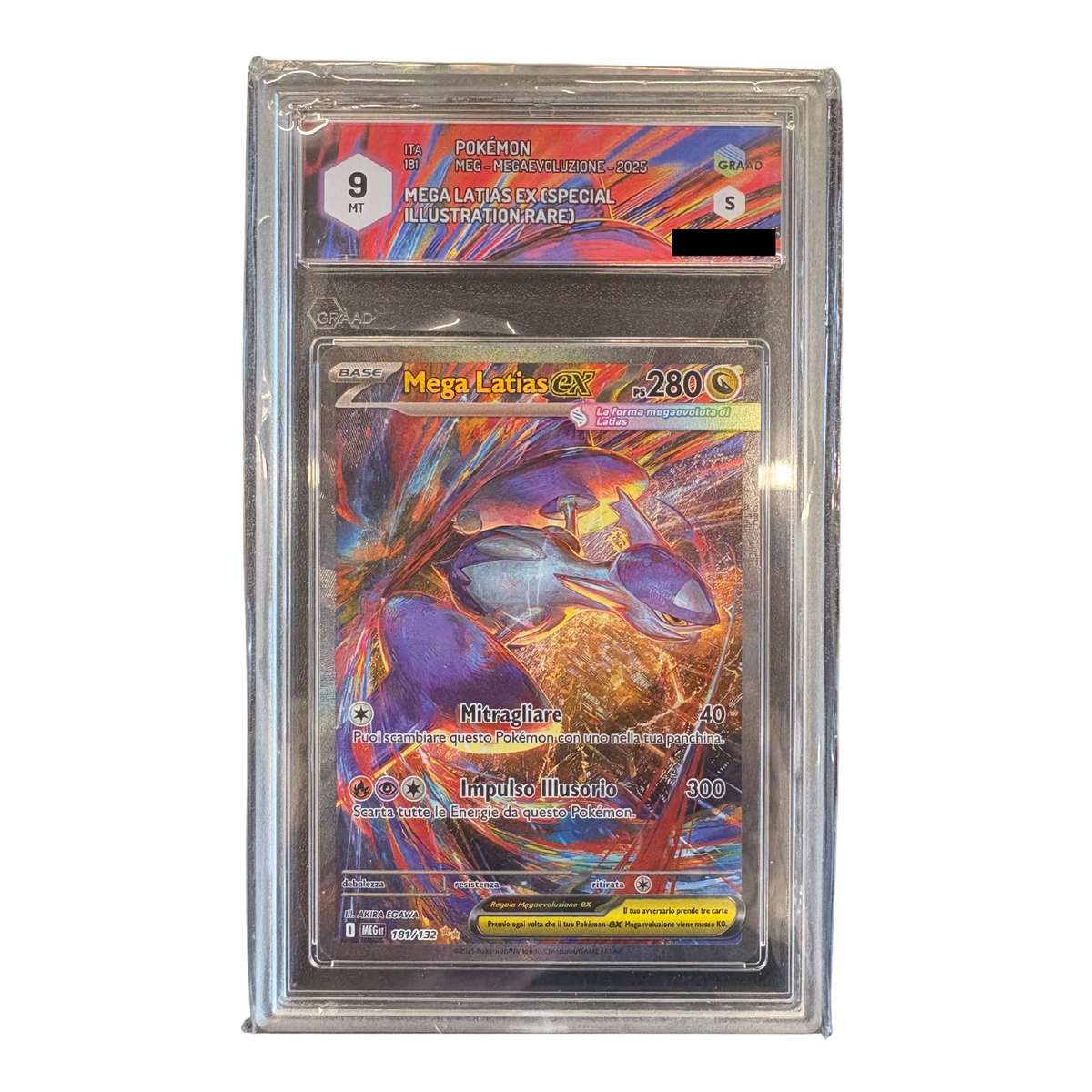 Pokémon - Mega Latias Ex 181/132 Special Illustration Rare GRAAD 9 (IT)