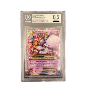 Pokémon - MEWTWO EX 64/162 HOLO R XY BREAKTHROUGH BECKETT 8.5 (IT)