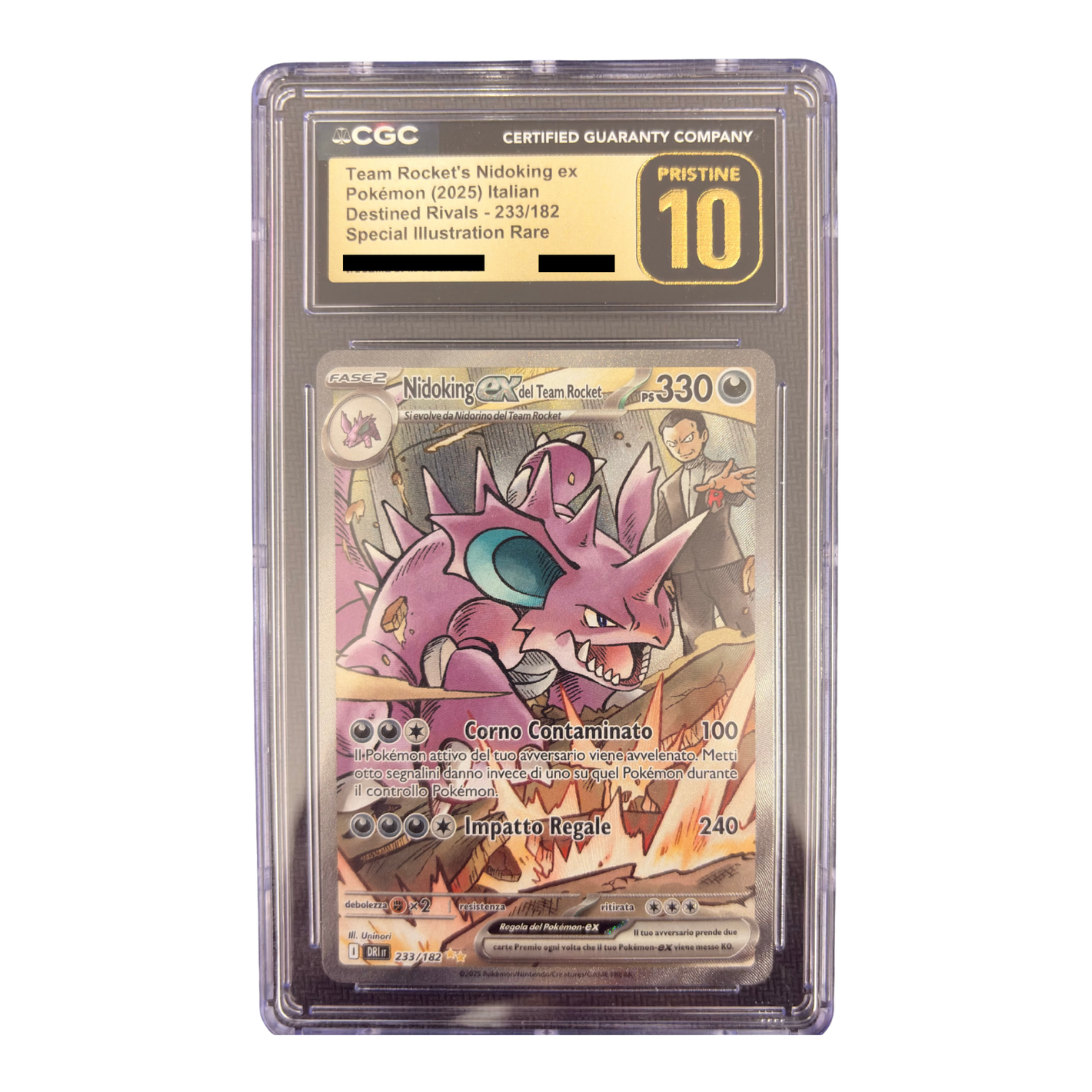 Pokémon - Nidoking ex 233/182 Special Illustration Rare CGC 10 (IT)