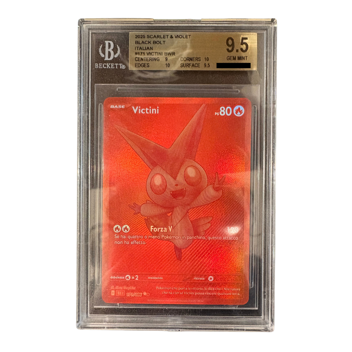 Pokémon - Victini 171/086 Black White Rare BGS 9.5 (IT)
