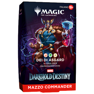 Magic: The Gathering Marvel - Darkhold Destiny Dei di Asgard Commander Deck (IT)