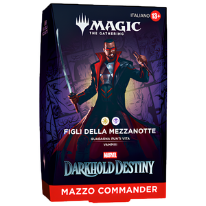 Magic: The Gathering Marvel - Darkhold Destiny Figli della Mezzanotte Commander Deck (IT)