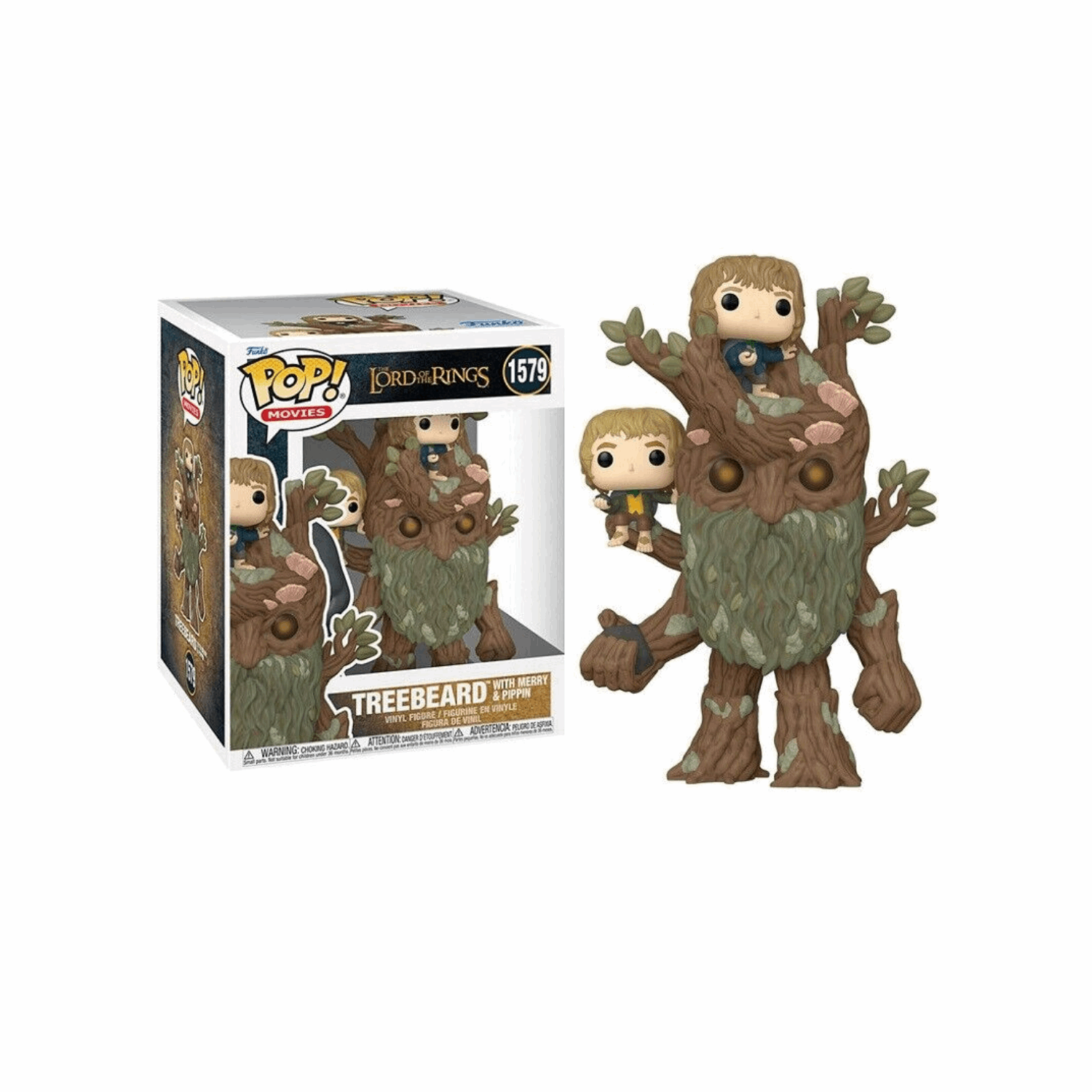 Funko Pop Movies 1579 - Treebeard with Merry & Pippin - The Lord of the Rings (15cm)