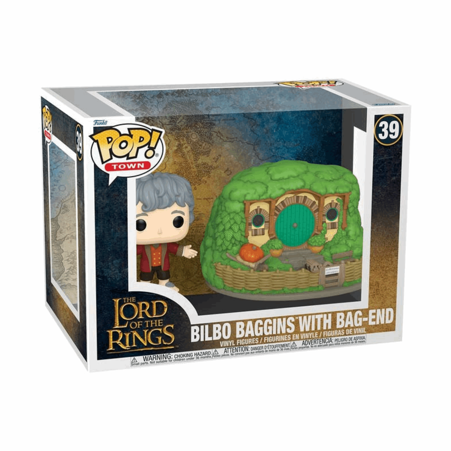 Funko Pop Town 39 - Bilbo Baggins with Bag-End - The Lord of the Rings (Oversized)