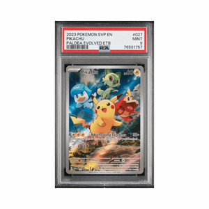 PSA 9 Pikachu SVP 027 Promo Paldea Evolved Graded Pokemon Card