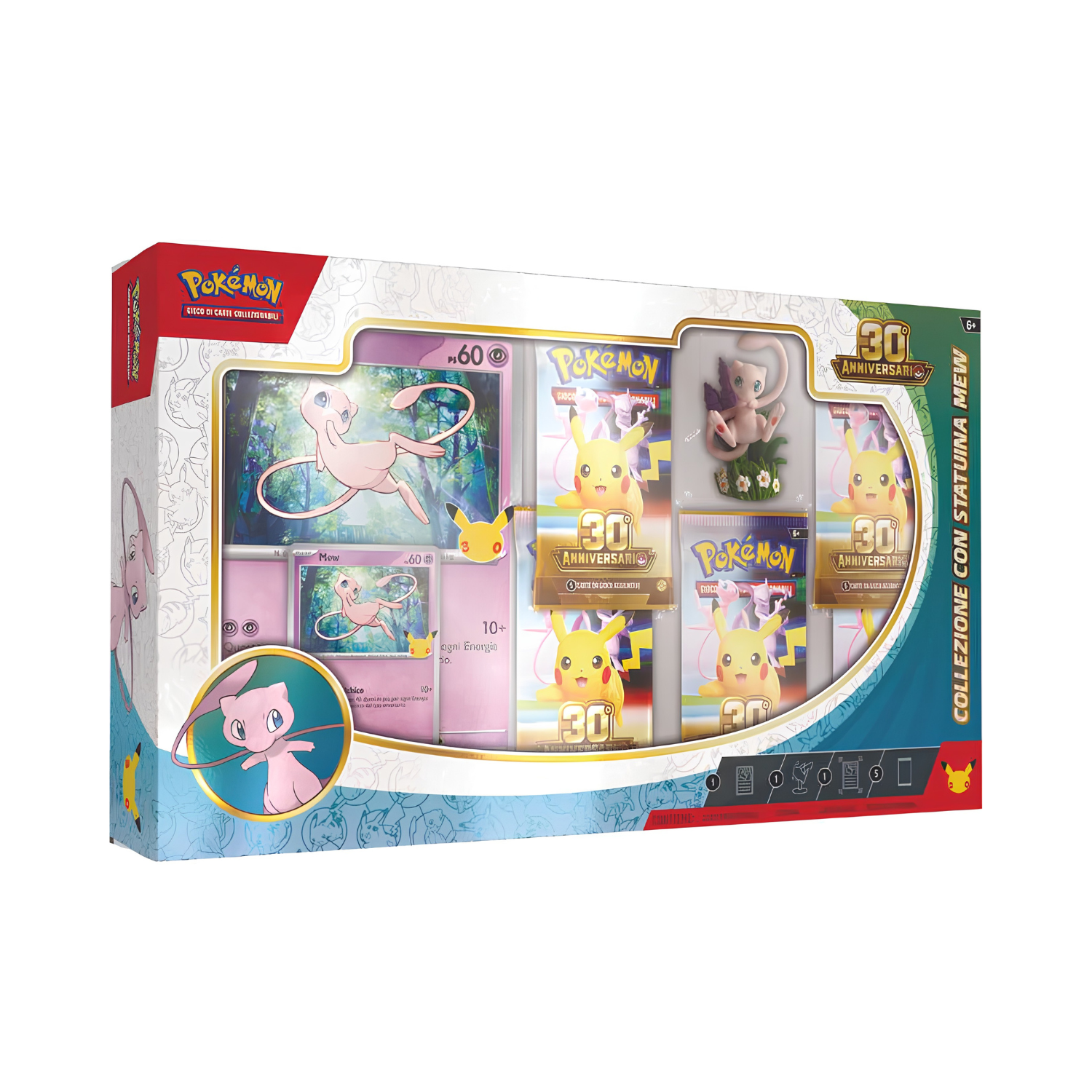Pokémon - 30° Anniversario Collezione con Statuina Mew (ITA)