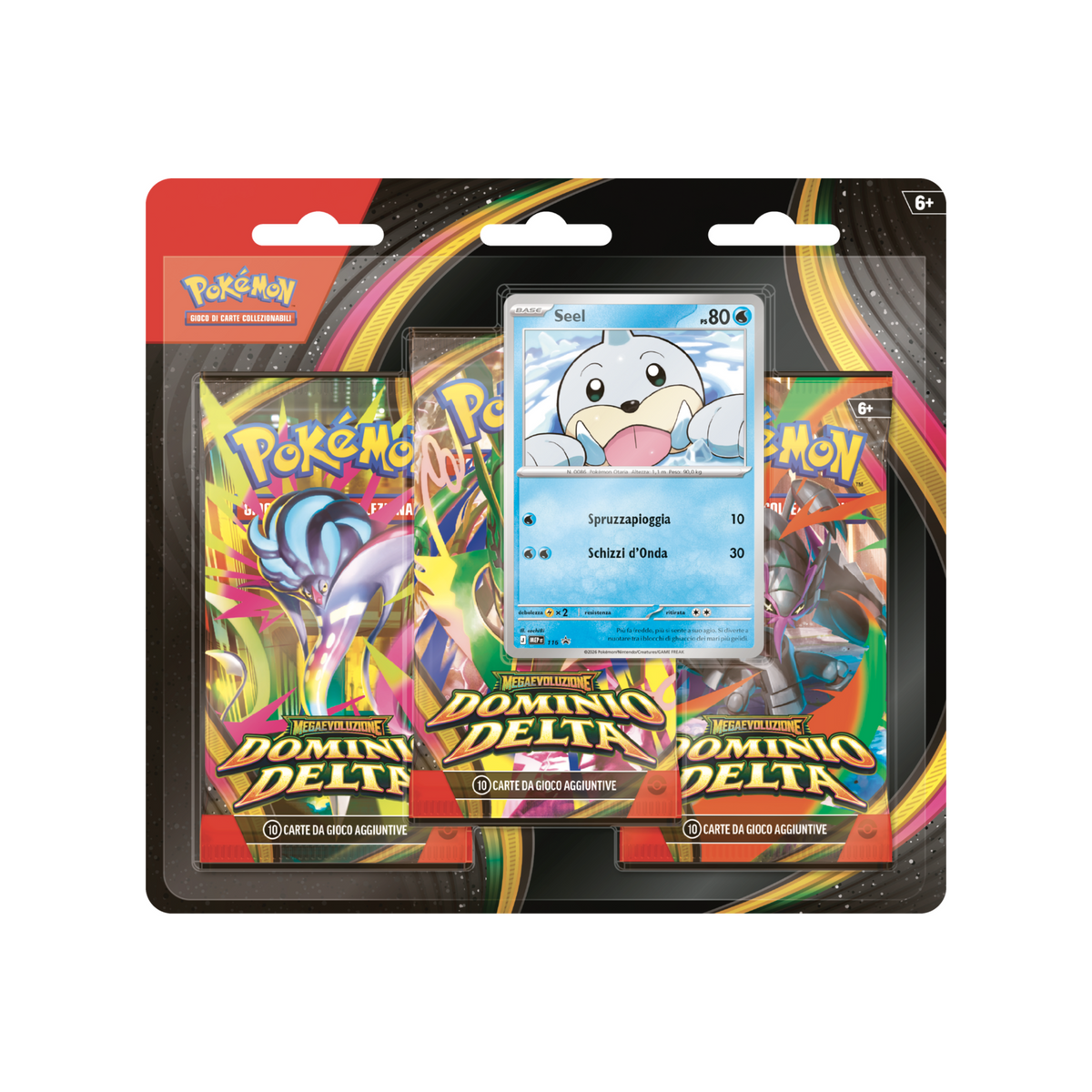 Pokémon - Megaevoluzione Dominio Delta Blister 3 Buste (IT)