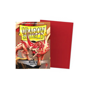 Dragon Shield Sleeves Standard Size Ruby - Matte (100)