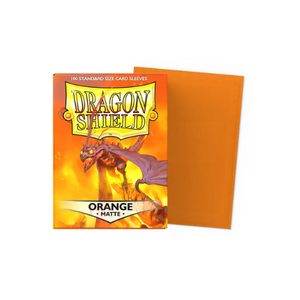 Dragon Shield Sleeves Standard Size Orange - Matte (100)