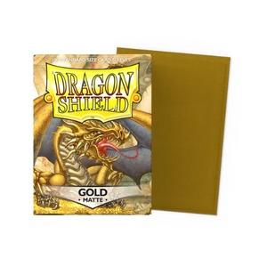 Dragon Shield Sleeves Standard Size Gold - Matte (100)