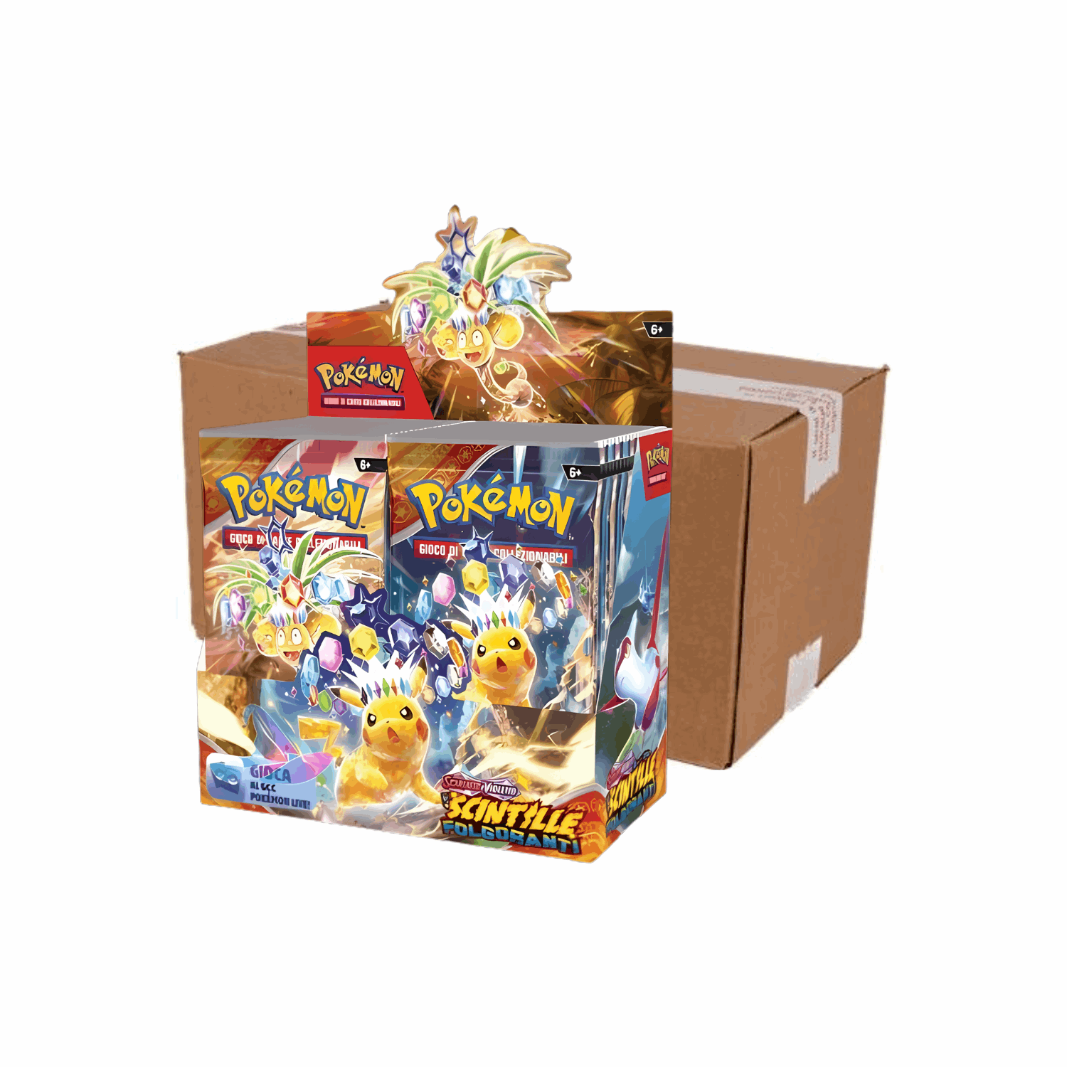 Pokémon - Scintille Folgoranti Case 6x Box 36 Buste (IT)