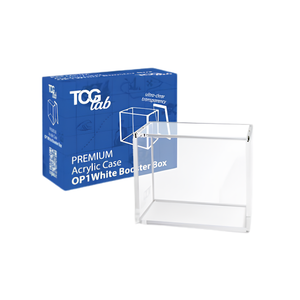 PREMIUM Acrylic Case OP1 White Booster Box