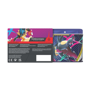 Pokémon - Valigetta da Collezione Novembre 2025 con grafica colorata e dettagli dei personaggi.