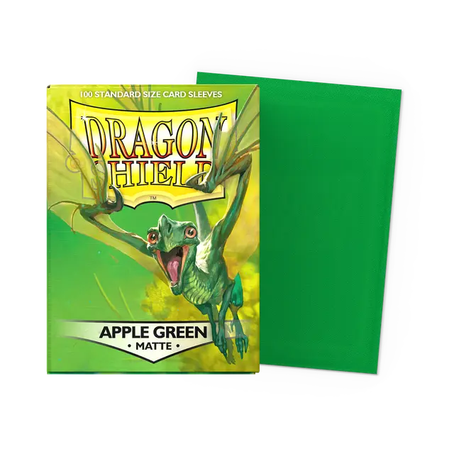 Dragon Shield Sleeves Standard Size Apple Green - Matte (100)