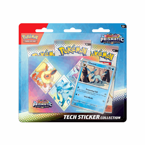 Pokémon - Blister 3 Buste Sticker Glaceon Evoluzioni Prismatiche (IT)