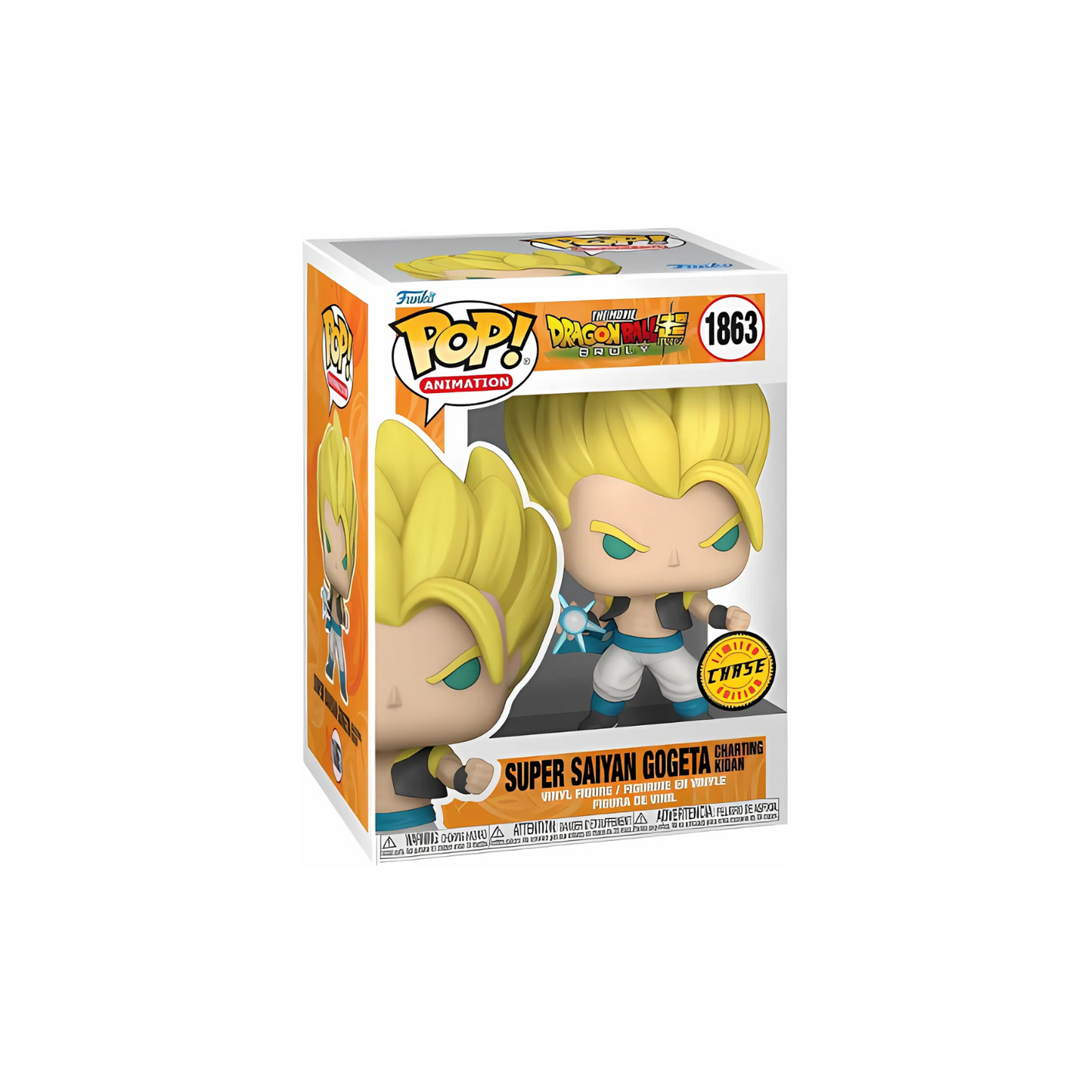 Funko Pop Animation 1863 - Super Saiyan Gogeta Charting Kidan - Dragon Ball Super: Broly (Chase)