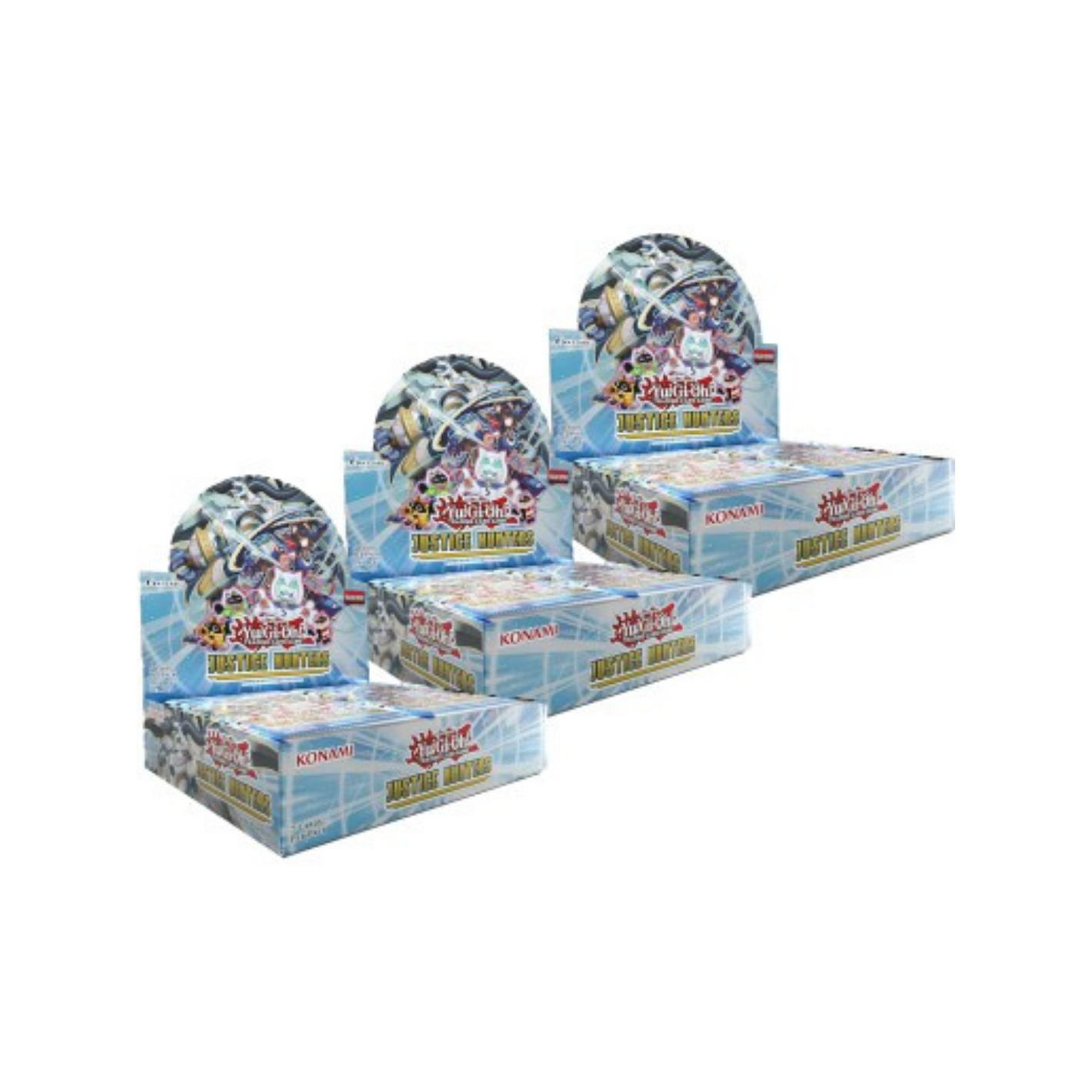 Yu-Gi-Oh - Bundle 3x Justice Hunters Display 24 Buste (1a Edizione - IT)