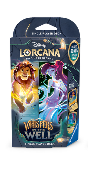 Dinsey Lorcana - Whispers in the well Starter Decks Set Ambra-Smeraldo (EN)