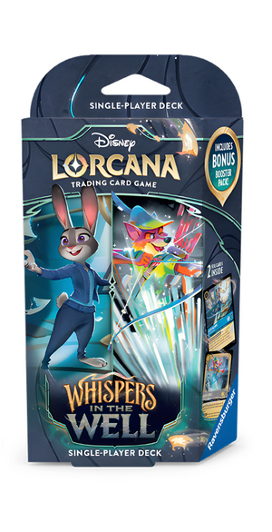 Disney Lorcana - Whispers in the Well Starter Decks Set Acciaio-Zaffiro (ENG)