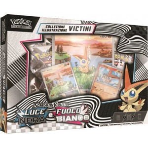 Pokémon - Collezione Illustrazione Victini - Luce Nera e Fuoco Bianco (IT)