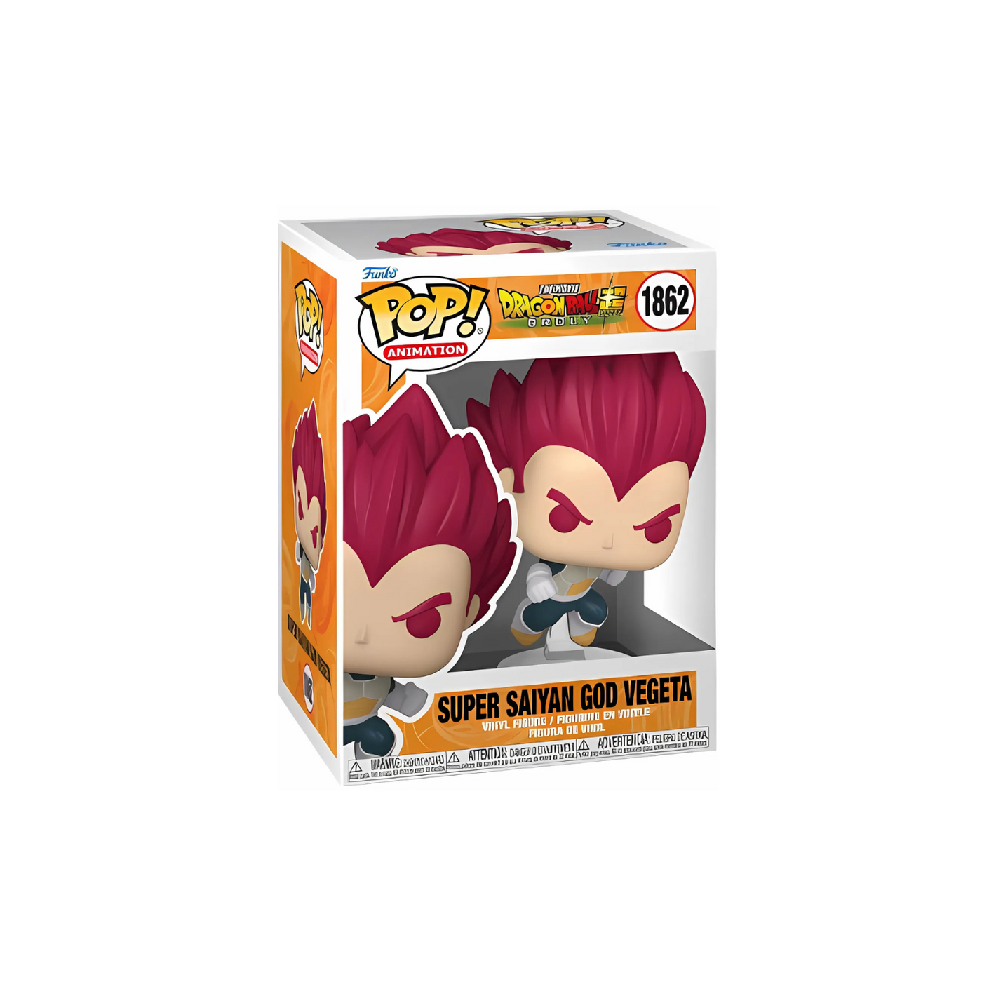 Funko Pop Animation 1862 - Super Saiyan God Vegeta - Dragon Ball Super: Broly